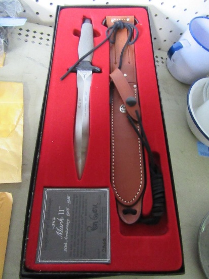 GERBER MARK II 20TH ANNIVERSARY KNIFE WITH SHEATH IN BOX