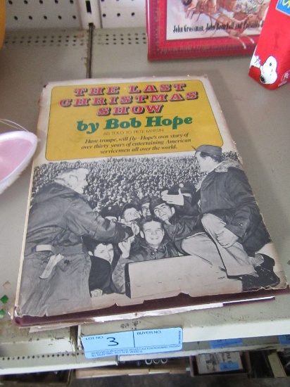 THE LAST CHRISTMAS SHOW BOOK BY BOB HOPE