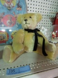 GOLD MOHAIR BEAR WITH JOINTED APPENDAGES