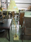 REED STYLE LAMP AND LAMP SHADE
