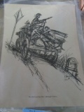 VIETNAM DRAWINGS SIGNED BY ARTIST