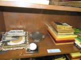 VARIETY OF METAL PICTURE FRAMES AND GUIDE TO GAS PUMP RESTORATION BOOKS