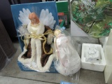 ANGEL TREE TOPPERS. AND ANGEL FIGURINES