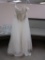 SIZE 22 CASABLANCA IVORY/IVORY/SILVER WEDDING DRESS  $1,640.00