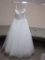 SIZE 14 CASABLANCA BELOVED WHITE/WHITE/WHITE WEDDING DRESS  $1,055.00