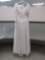 SIZE 10 CASABLANCA BELOVED LIGHT NUDE/IVORY/SILVER WEDDING DRESS  $995.00