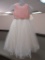 CHILD SIZE 6X JOAN CALABRESE PINK / IVORY DRESS  $180.00