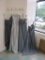 (4) BRIDESMAID/SPECIAL OCCASION DRESSES - SIZE 12 SHADOW  $245.00, SIZE 12