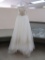 SIZE 4 CASABLANCA IVORY/IVORY/SILVER WEDDING DRESS  $1,350.00
