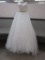 SIZE 6 CASABLANCA IVORY/IVORY/SILVER WEDDING DRESS  $1,370.00
