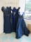 (5) MOTHER/SPECIAL OCCASION DRESSES - SIZE 10 NAVY $520.00, SIZE 6 NAVY, SI