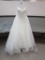 SIZE 14 CASABLANCA IVORY/IVORY/IVORY WEDDING DRESS  $1,280.00
