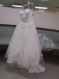 SIZE 18 MOONLIGHT IVORY/APRICOT WEDDING DRESS  $1,340.00