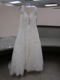SIZE 18 MARTIN THORNBURG DIAMOND WHITE WEDDING DRESS  $2,025.00