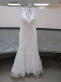 SIZE 14 CASABLANCA IVORY/IVORY/IVORY WEDDING DRESS  $900.00