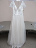 SIZE 10 MOONLIGHT IVORY WEDDING DRESS  $945.00