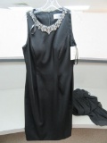 SIZE 12 SOCIAL OCCASIONS  BLACK MOTHER/SPECIAL OCCASION DRESS  $260.00