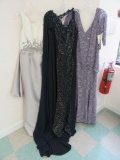 (3) MOTHER/SPECIAL OCCASION DRESSES - SIZE 16 ORCHID  $416.00, SIZE 14 TAUP