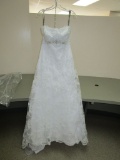 SIZE 12 MARTIN THORNBURG WHITE WEDDING DRESS  $1,575.00