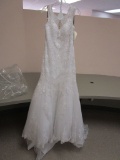 SIZE 14 MARTIN THORNBURG WHITE WEDDING DRESS  $1,800.00