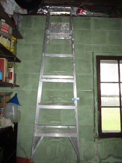 2 LADDERS - 6 FOOT AND 12 FOOT EXTENDABLE