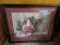 DOLL AND TEAPOT PRINT FRAMED