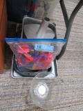 ASSORTED BAKEWARE, COOKIE CUTTERS, PYREX MIXING BOWL