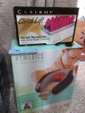 NECK AND SHOULDER MASSAGER AND CURLERS