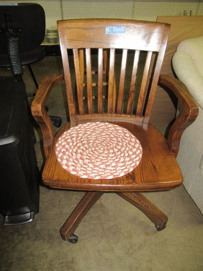 WOOD OFFICE CHAIR