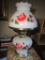 HAND-PAINTED 50'S STYLE VANITY LAMP