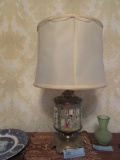ORIENTAL STYLE BRASS TABLE LAMP
