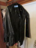 RICHMOND BROTHERS AND COVINGTON LEATHER COATS SIZE 42