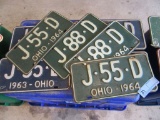 1963 AND 1964 LICENSE PLATES