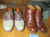 2 PAIRS OF LEATHER SHOES SIZE 11