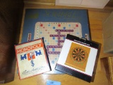 VINTAGE GAMES. NO METAL GAME PIECES FOR MONOPOLY