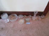ASSORTMENT OF CLEAR GLASS