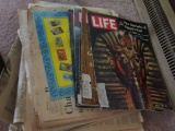 LIFE MAGAZINES, NEWSPAPERS AND ETC