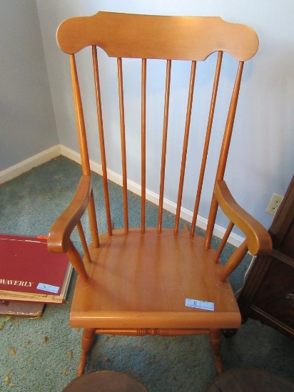 WOODEN ROCKER