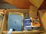 BOX OF ASSORTED HISTORY BOOKS, EDUCATIONAL BOOKS, AND OTHERS.