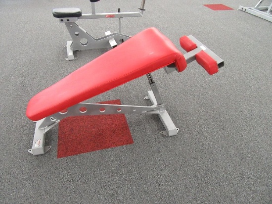 STAR TRAC ADJUSTABLE ABDOMINAL DECLINE BENCH