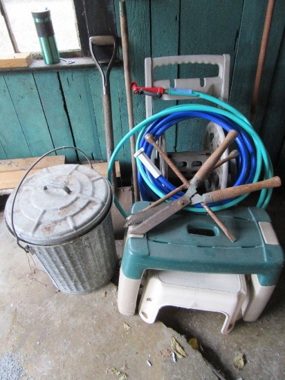 YARD AND GARDEN TOOLS WITH HOSE REEL