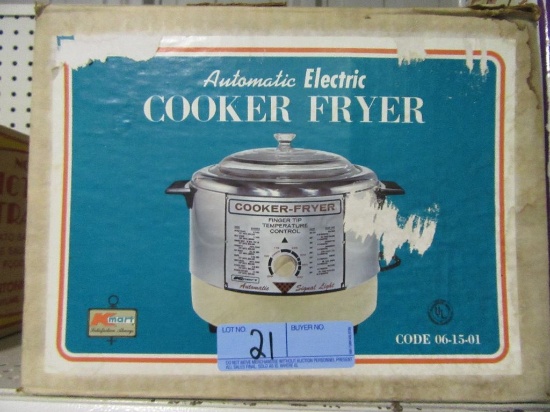 AUTOMATIC ELECTRIC COOKER FRYER