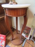 MARBLE TOP DECORATIVE END TABLE