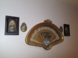 FRENCH PROVINCIAL PRINTS AND FRAMES AND WALL HANGING