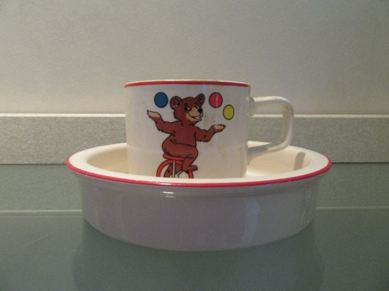 TIFFANY & CO TOYS CHILD'S BOWL AND CUP