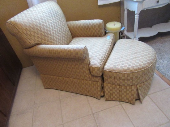 CHAIR WITH OTTOMAN