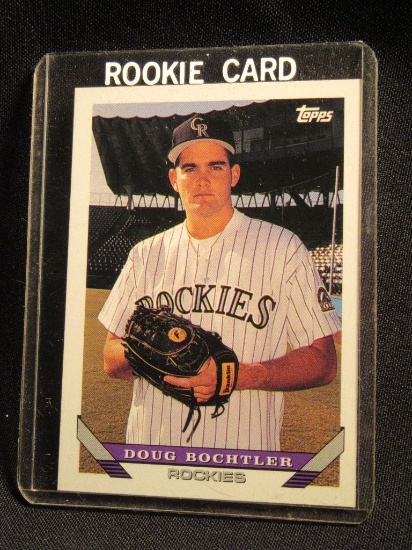 DOUG BOCHTLER 1993 TOPPS ROOKIE CARD NUMBER 523 IN PLASTIC CASE