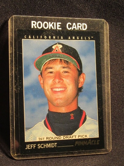 JEFF SCHMIDT 1993 PINNACLE FIRST ROUND DRAFT PICK CARD NUMBER 469 IN PLASTI