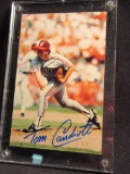 TOM CANDIOTTI SIGNED PHOTOGRAPH IN PLASTIC CASE