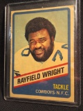 RAYFIELD WRIGHT 1976 TOPPS WONDER BREAD ALL STAR SERIES CARD NUMBER 8 IN PL